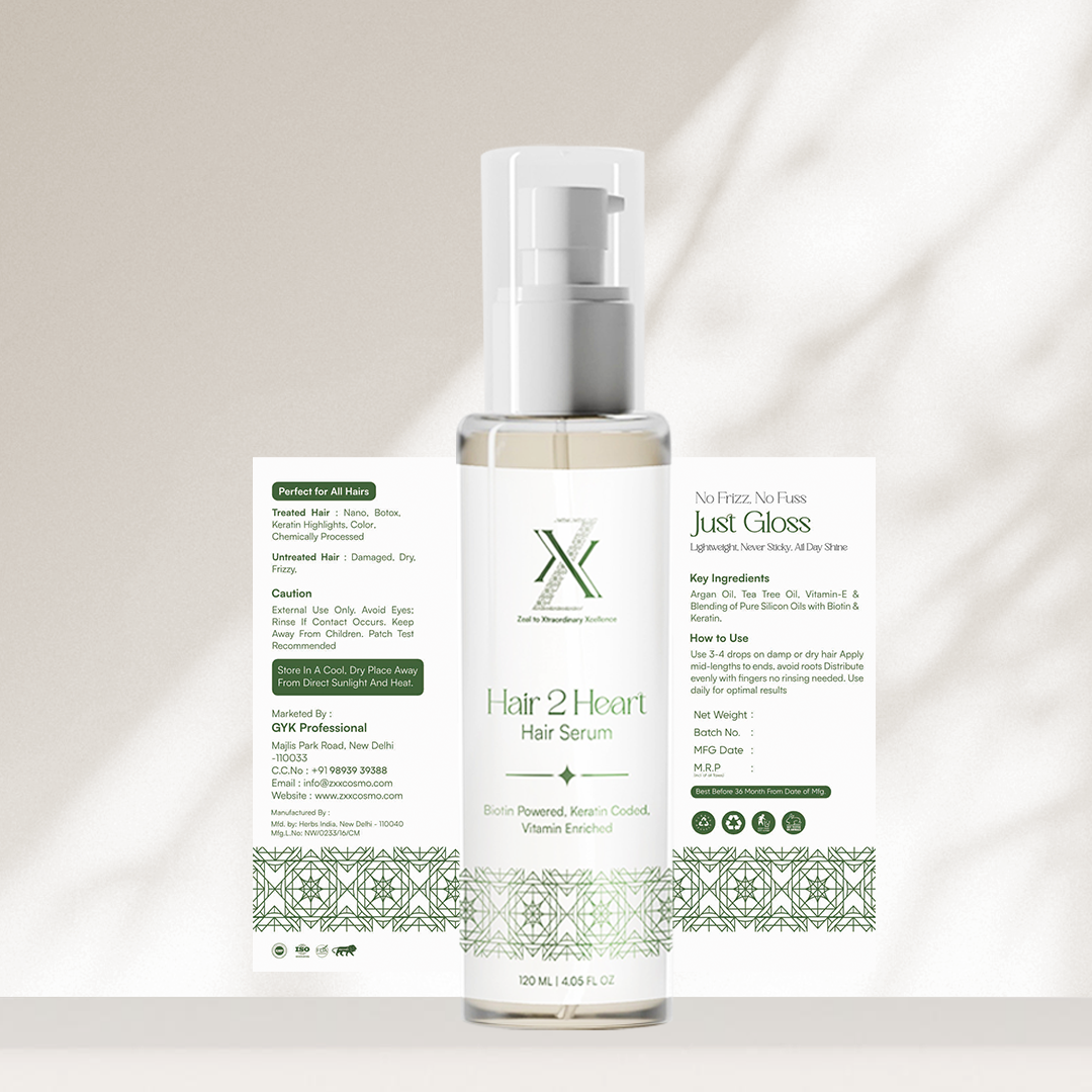 ZXX Hair2Heart Anti Frizz Hair Serum | Unisex
