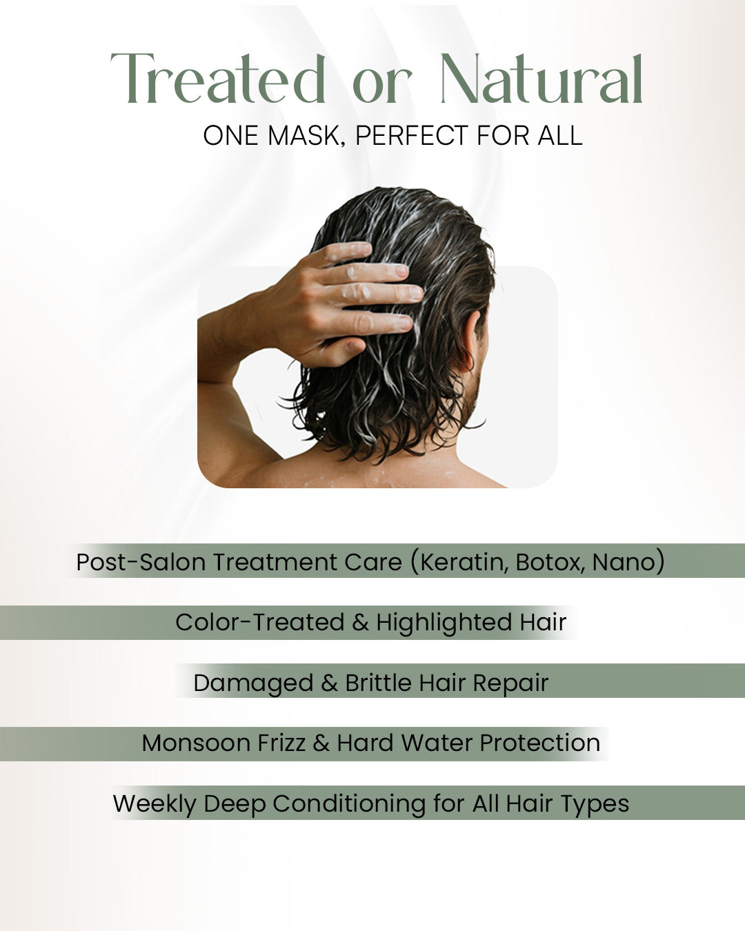 ZXX After Care Hair Mask For Men | Both Treated & Natural