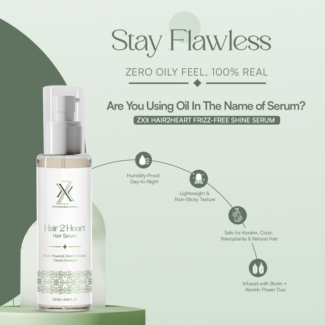 ZXX Hair2Heart Anti Frizz Hair Serum | Unisex – zxxcosmo
