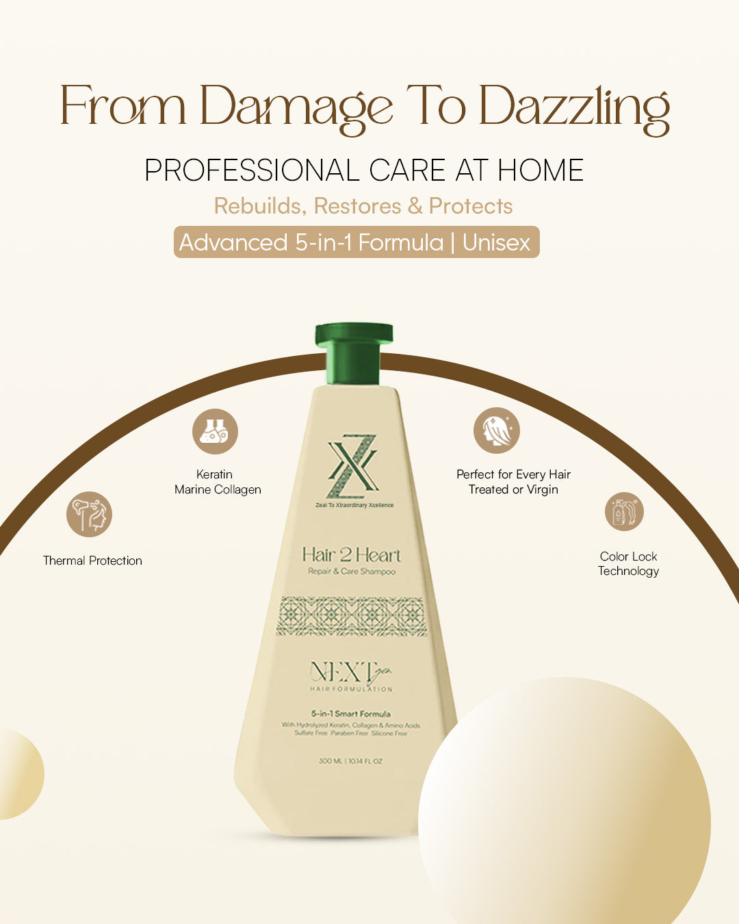 ZXX After Care Shampoo For Women | Both Treated & Natural Hair