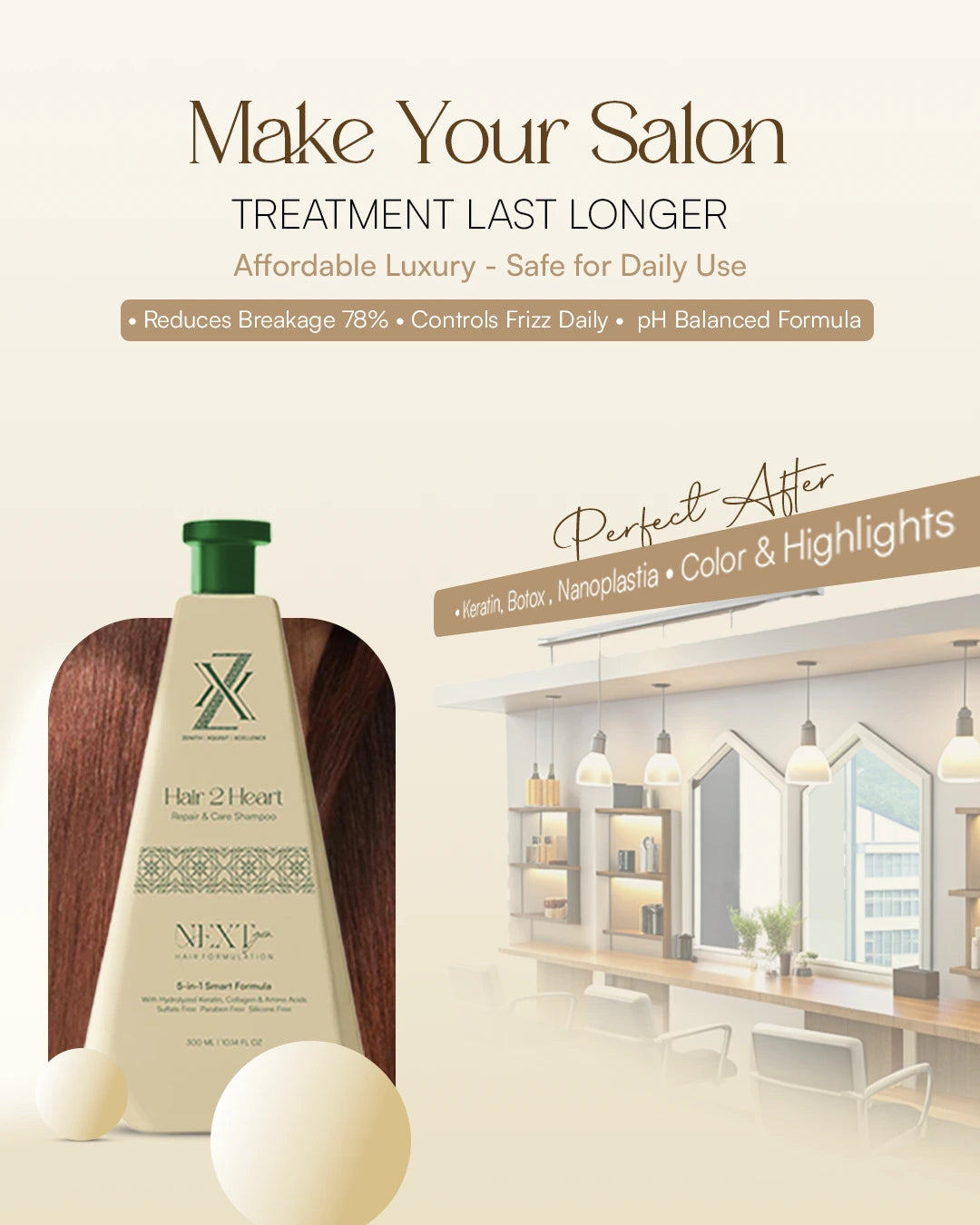 Hair2Heart Shampoo for women