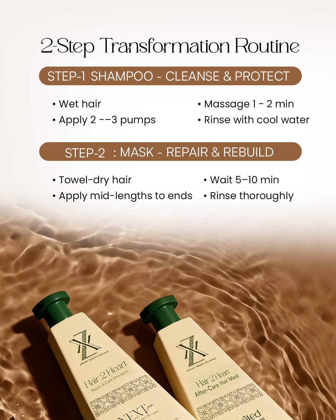 Best Hair Care Combo For Women | Shampoo + Mask | Treated & Untreated Hair